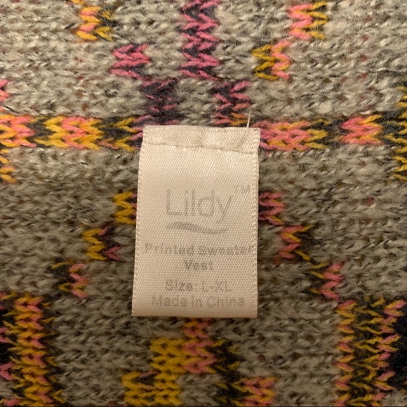 Bohemian Sweater Vest/Cardigan - Picture 3 of 6